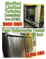 Lightly Used Freezer & Conventional Oven